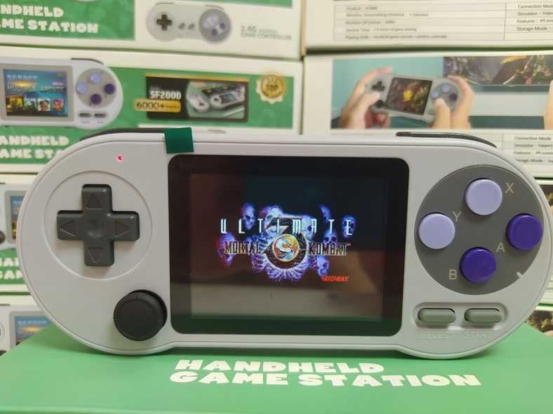 Портативная приставка на 6000 игр Data Frog SF2000 Денди Sega Nintendo