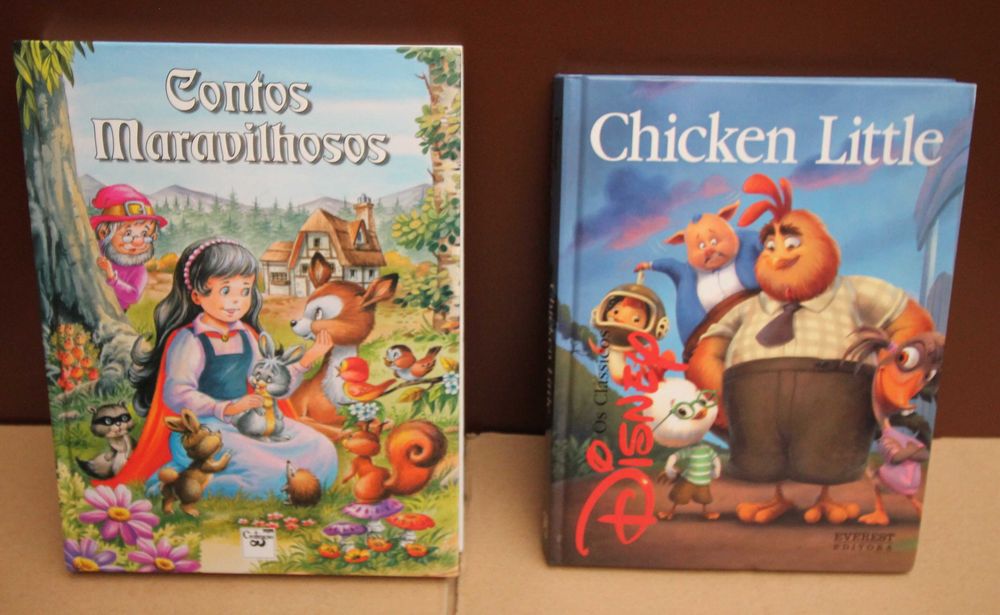 conjunto livros historias/fabulas infantis