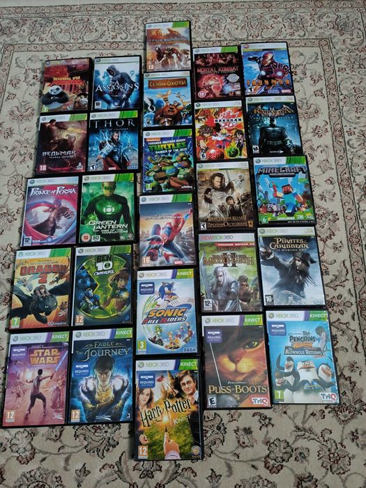 Диски для Xbox 360 (26 шт) | Записані носії