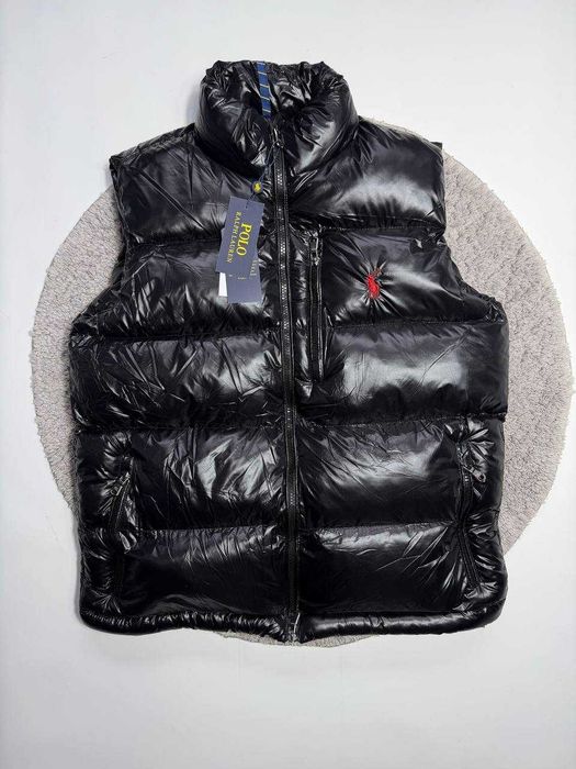 Чорна жилетка Polo Ralph Lauren Чоловіча безрукавка Поло Ральф Лаурен