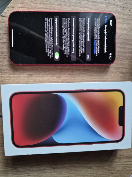 I phone 14 256 gb czerwony