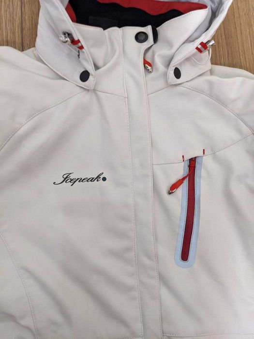 Лижна куртка біла icepeak