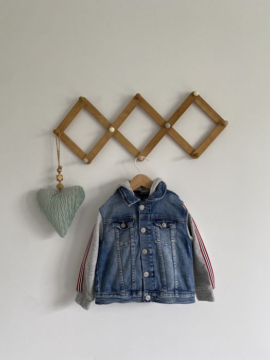 Kurtka katana h&m 98 jeansowa bluza kaptur