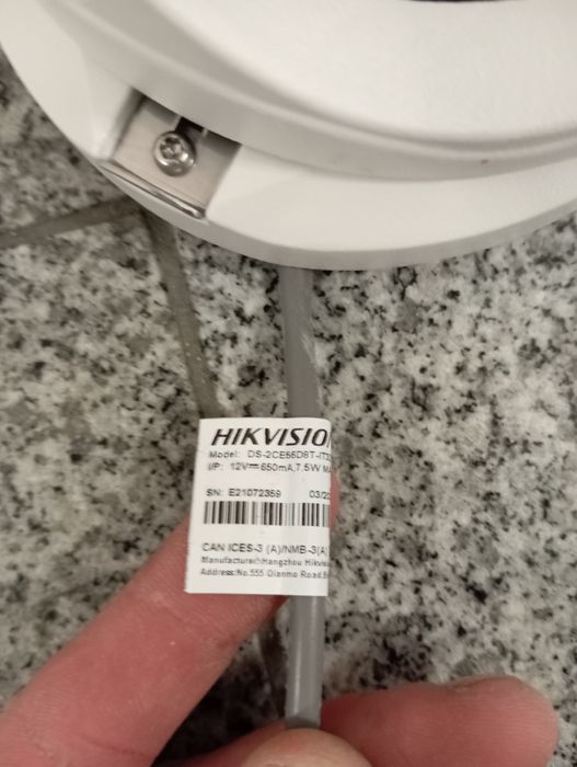 4 kamery TurboHD Hikvision demontażu sprawne.