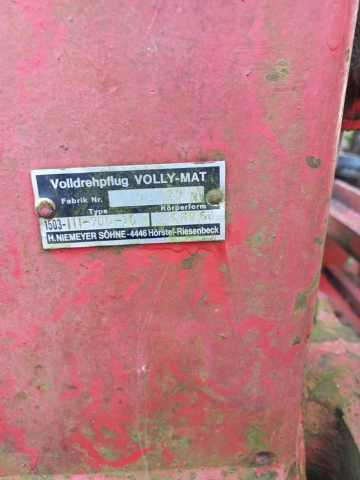 Pług obrotowy 2/3 skiby NIEMEYER
