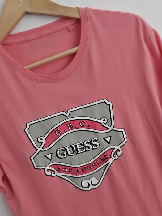 Guess t-shirt koszulka sportowa krótki rękaw męska XL