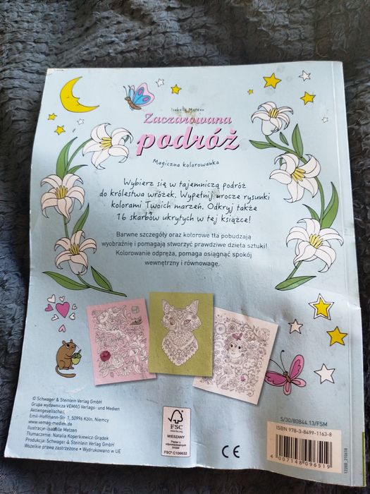 Kolorowanka zaczarowana podróż art. A 421