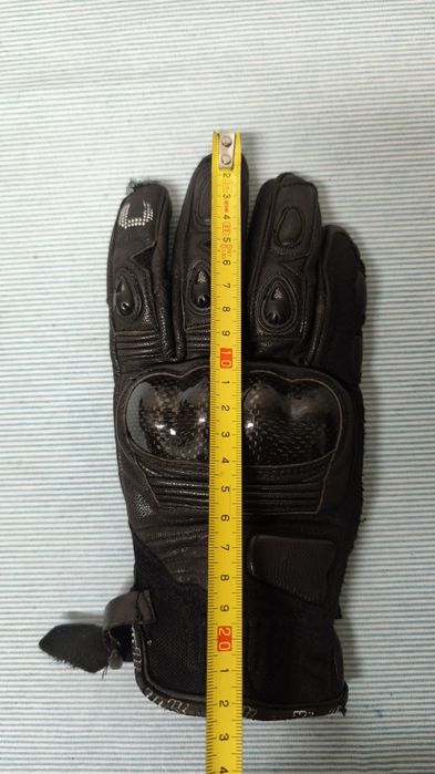 Luvas de mota em pele