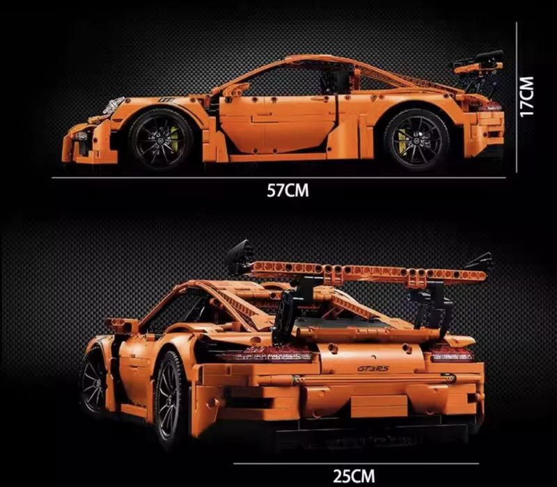 Конструктор Porshe 911 GT3 RS | Суперкар 1:8 | 2704 деталі | В Коробці