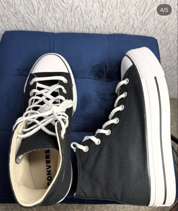 Кеди високі на платформі Converse Розмір 40