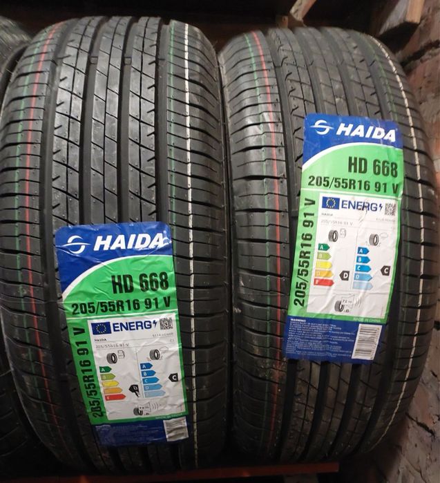 Шини НОВІ 205/55 R16 комплект літо Haida 2023 рік 7.5мм