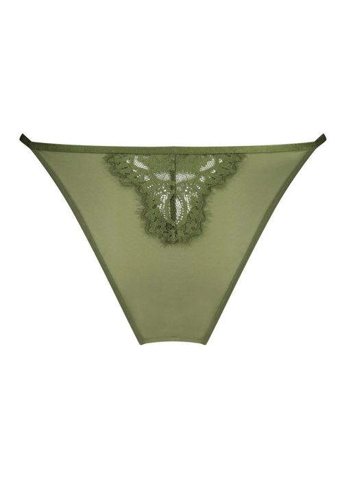 Трусики мереживні хакі бренду Hunkemoller розмір М