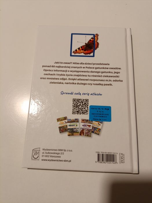 Książka "Jaki to owad? Atlas dla dzieci"