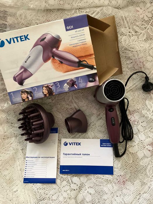 Фен. Новий в упаковці. VITEK. 1600 W
