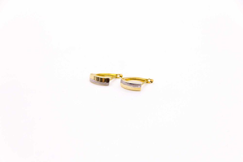 Piękne Nowe Złote Kolczyki P.585 W. 638G Nr.611 Kołłątaja