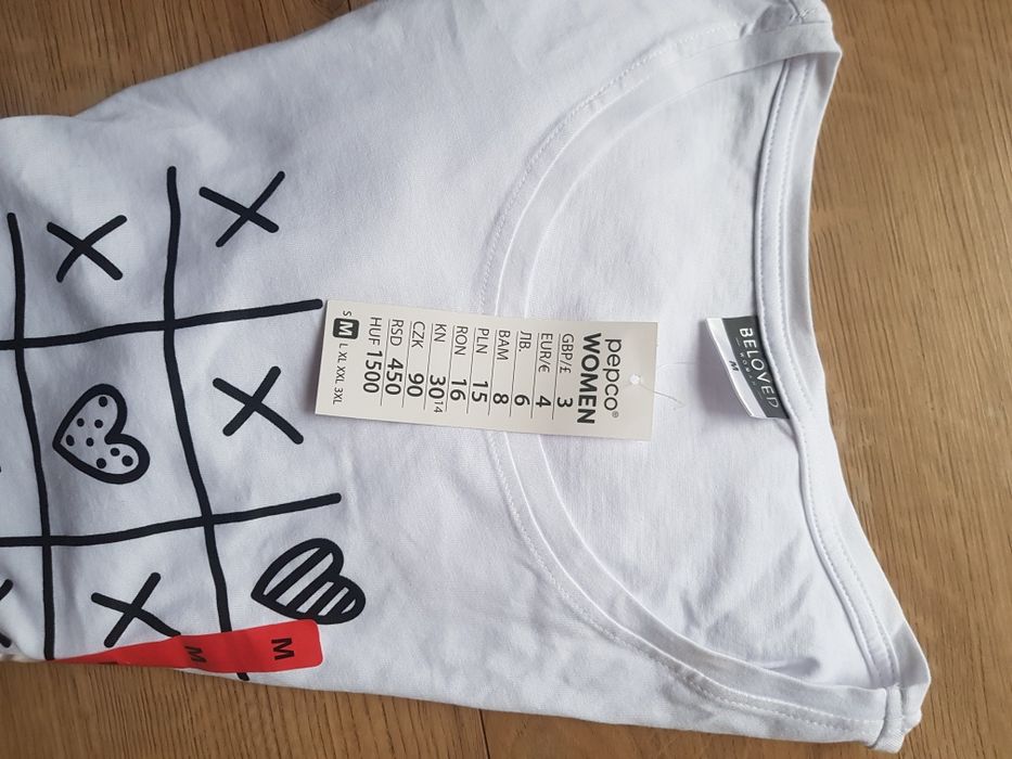 Nowa koszulka t-shirt damski marki Pepco rozmiar M