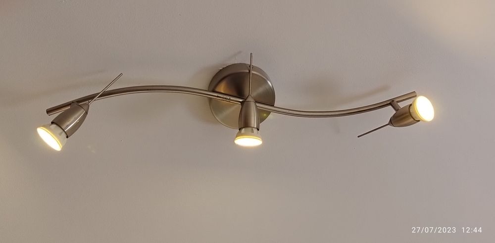 Candeeiro de teto 3 Focos