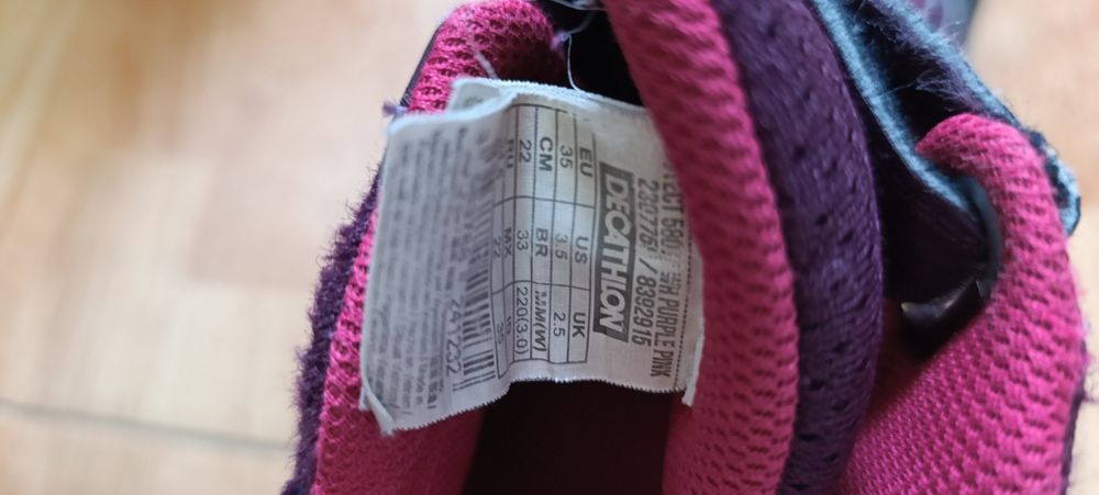 Botas de menina.