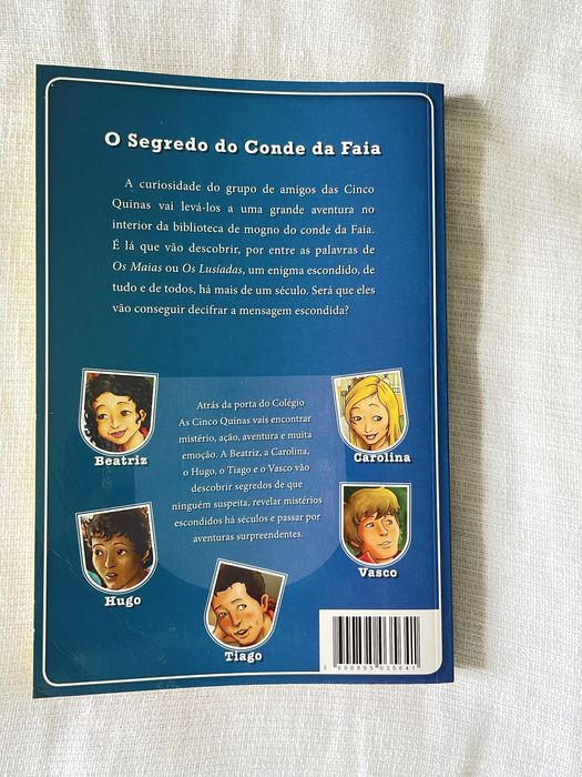 Livro da Coleção “As Cinco Quinas”, de Maria João Lopo de Carvalho