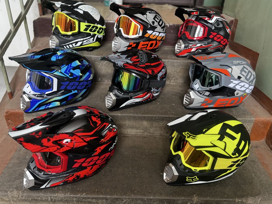 Эндуро кроссовый мото шлем мотошлем для квадроцикла