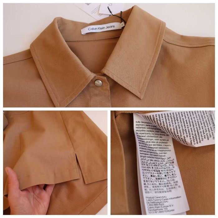 Рубашка Calvin Klein Jeans женская оверсайз, р. М, Новая