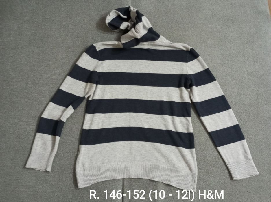 Sweter z kapturem H&M r. 146-152