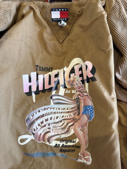 Винтажный вельветовый пиджак Tommy Hilfiger