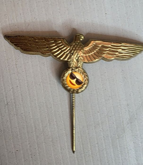 Adler,wpinka Kriegsmarine na czapkę 3 Rzesza