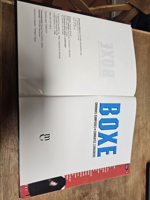 Livro Boxe vintage