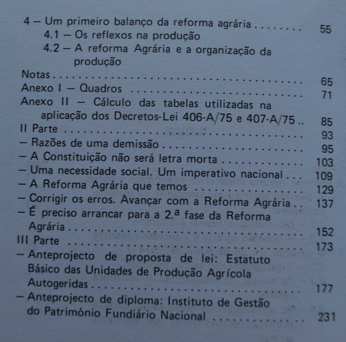Luta Pela Reforma Agrária de António Lopes Cardoso