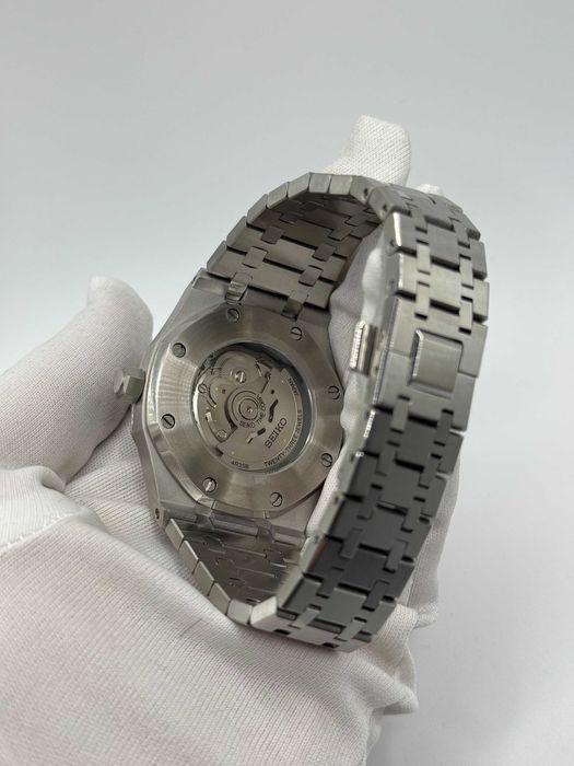 Zegarek Seiko Mod Royal Oak Custom Watch Granatowy