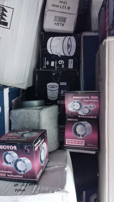 Vários Extratores ventiladores