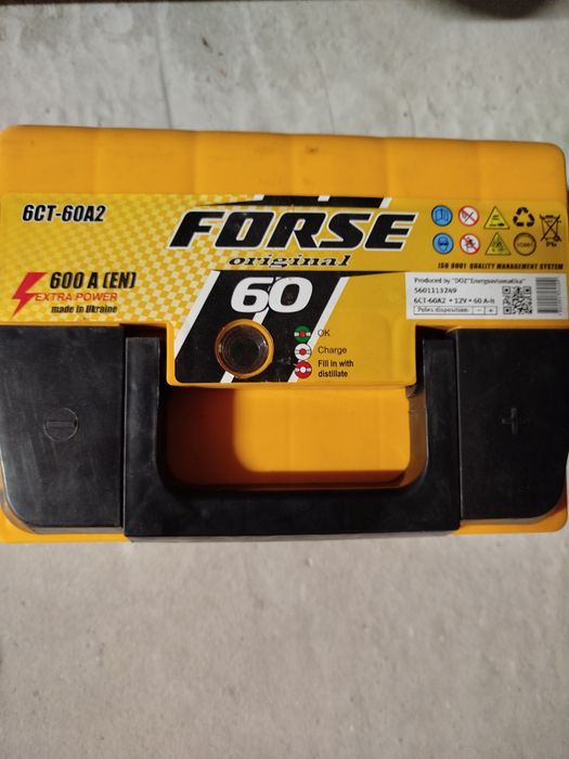 Акумулятор 60 новий