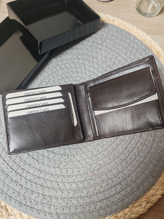 Carteira homem pele castanha Belcamp - Nova