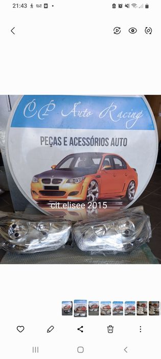 Oticas citroen elysee 2015