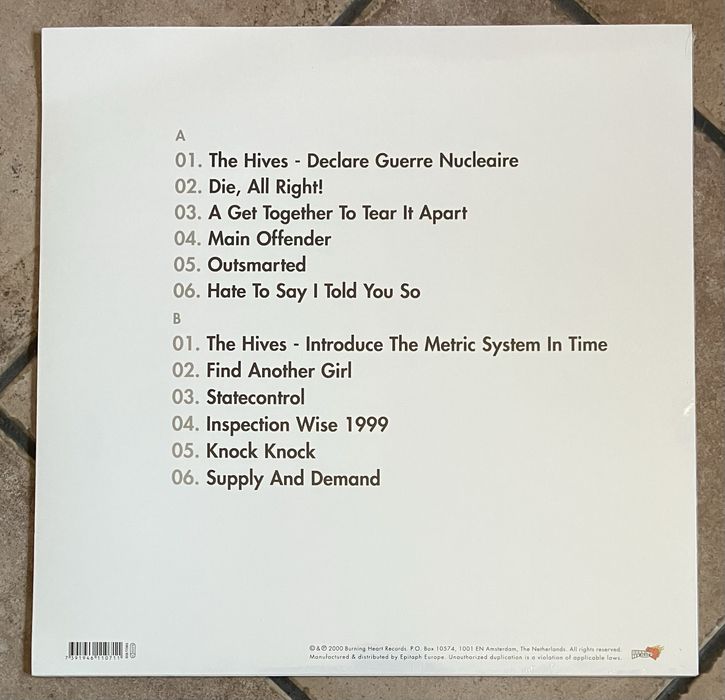 The Hives - Veni Vidi Vicious LP