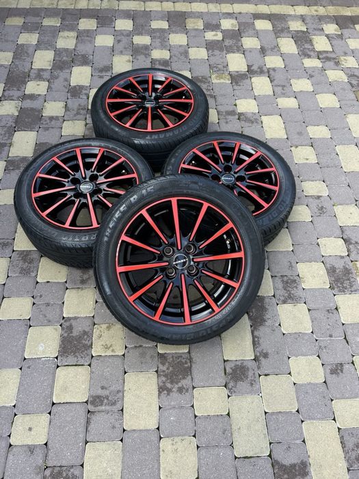 Диски R15 Borbert 4x100 Honda / Renault / Toyota / KIA шини 185/55R15 літо (комплект)