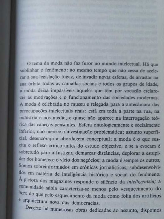 O Império do Efémero - Gilles Lipovetsky