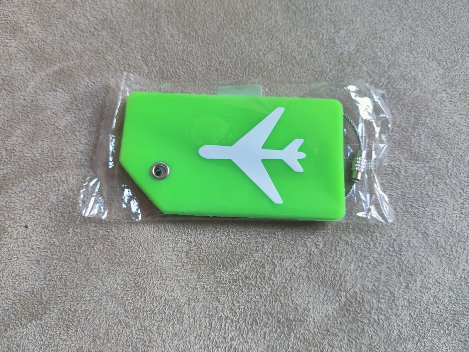 Zawieszka na walizkę - kolor: limonka