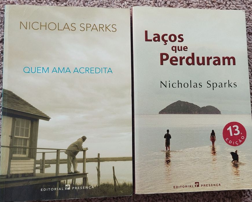 Livros Nicholas Sparks.