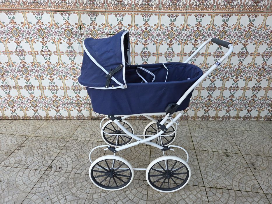 Carrinho bebe vintage para bonecas