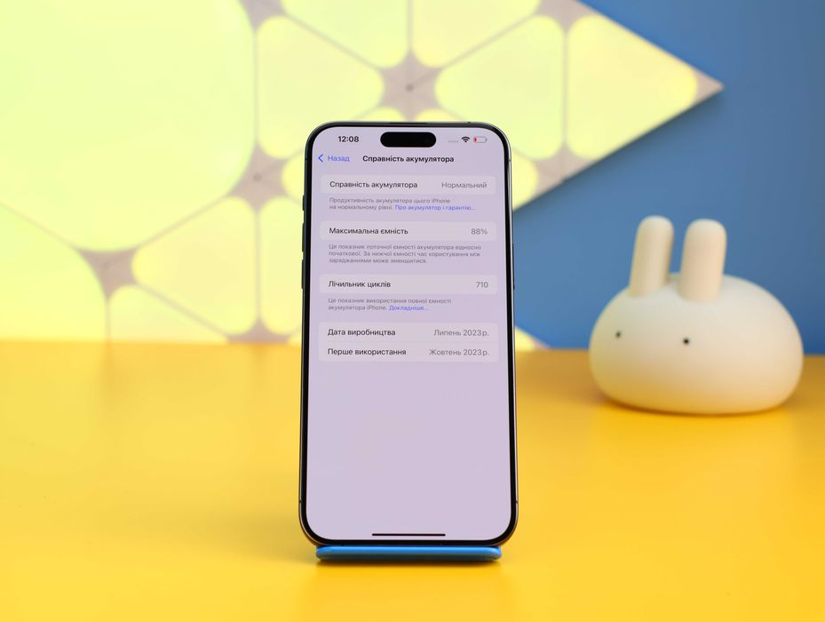 Смартфон Apple iPhone 15 Pro Max 256GB Blue (155023) Б/У З ГАРАНТІЄЮ