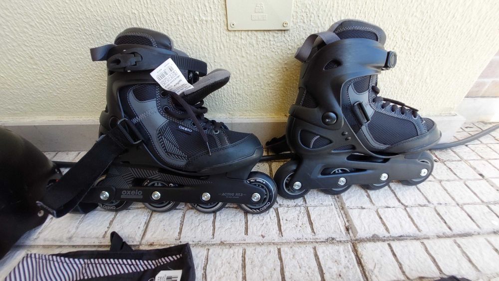 Patins em Linha como novos