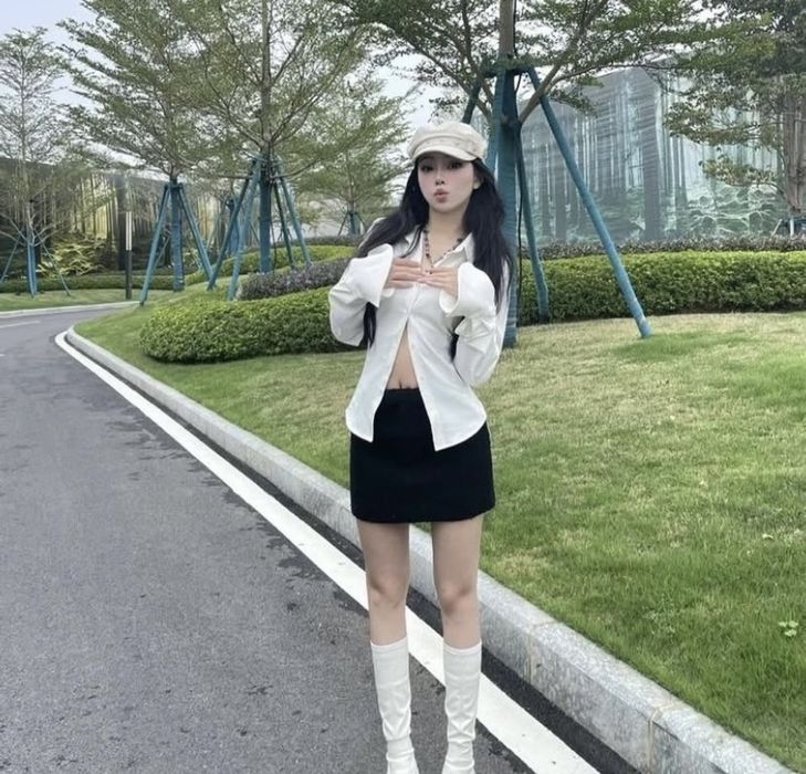 Корсетная рубашка  с завязками на спине modern chic ,fashion street