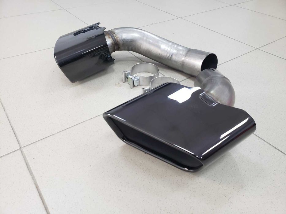 насадки выхлоп глушитель BMW X5 F15 13-18г насадки звич. бам. Черные