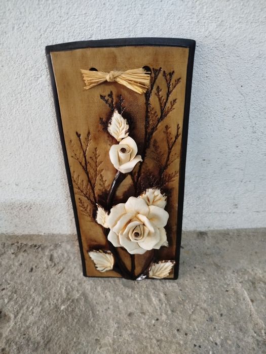 Quadro com flor branca