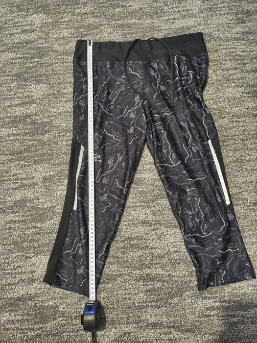 Kalenji Decathlon damskie sportowe spodenki legginsy 3/4 rozmiar M