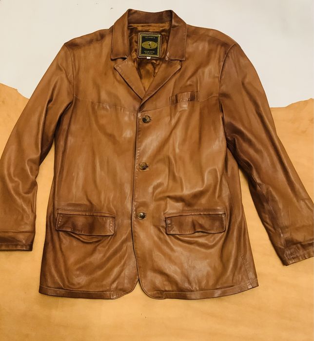 Вінтажна шкіряна куртка douglas italy