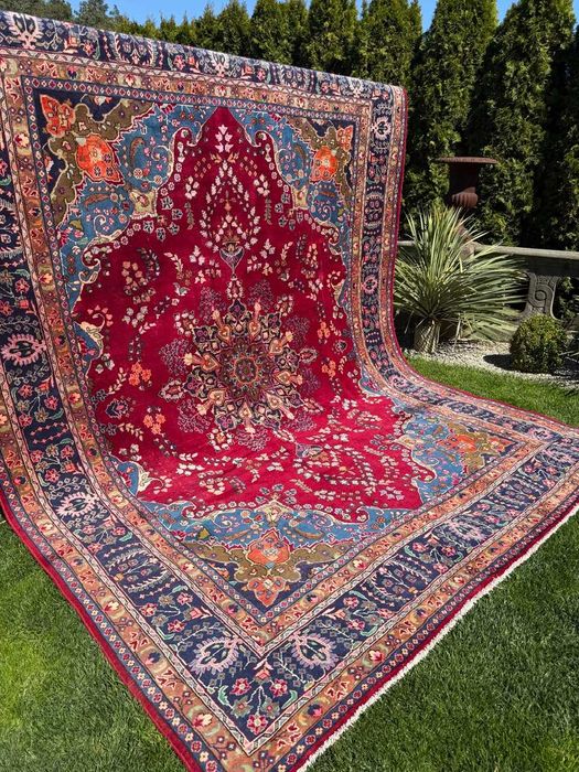 Nowy Dywan Wełniany Kaszmirowy Perski Iran Keshan 385x300