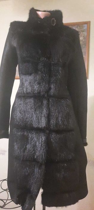 Дублянка з хутром норки натуральна, нова